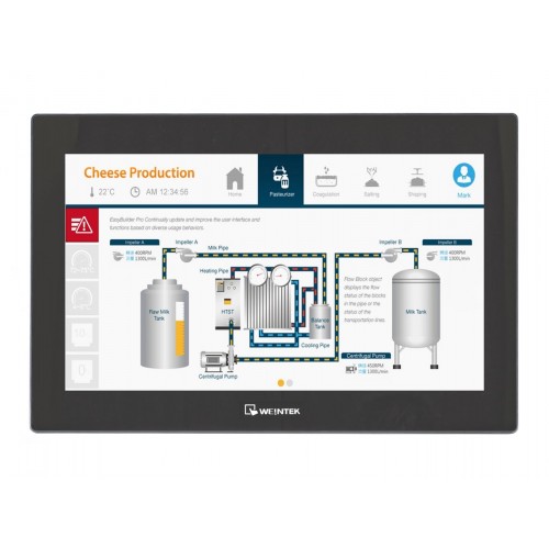Панель оператора WEINTEK 15.6" cMT2166X 3COM Ethernet USB MPI VNC FTP OPC UA MQTT IP cam Weintek